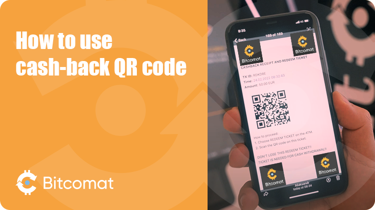 How to use cash-back QR code